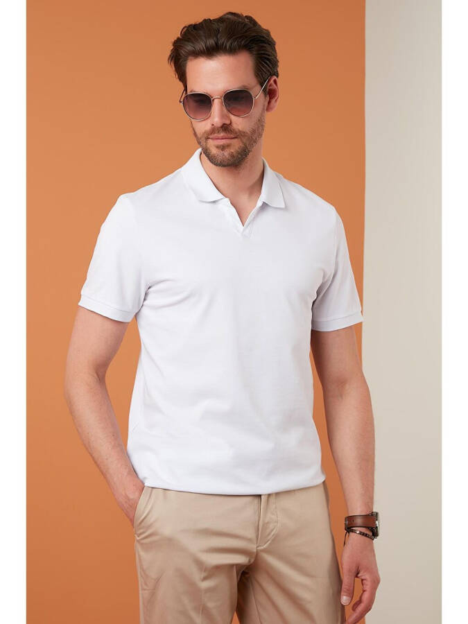 Slim Fit Pamuklu Polo Tişört 5902141 - 1