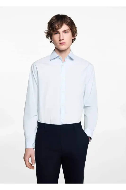 Slim Fit Pant Suit-Navy Blue - MANGO TEEN