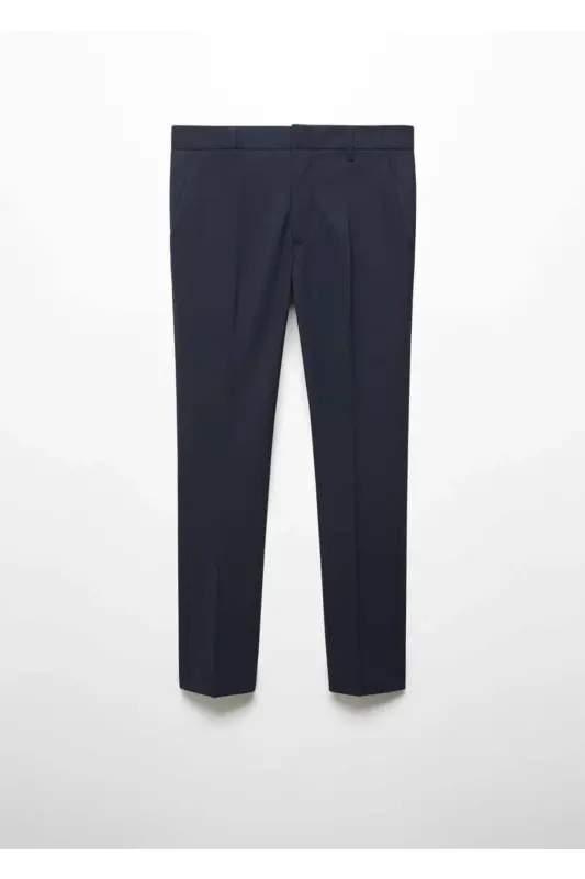 Slim Fit Pant Suit-Navy Blue - 3