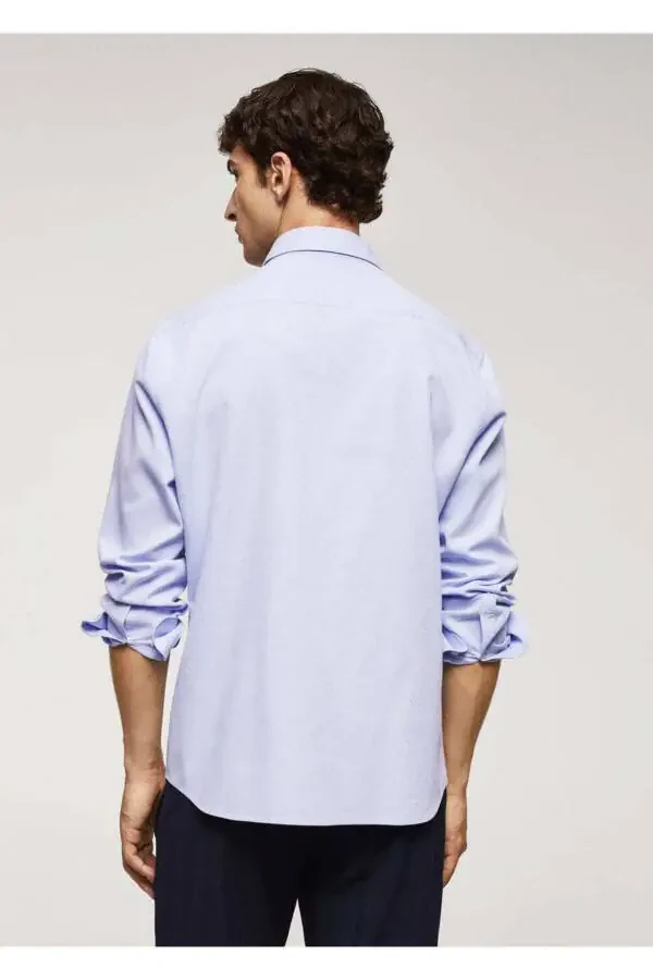 Slim Fit paxta ko'ylak - 4