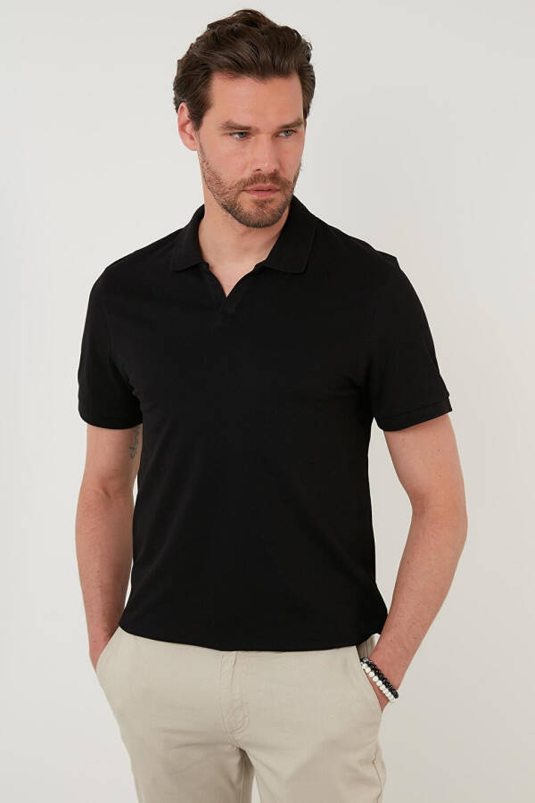 Slim Fit Paxta Polo Futbolka 5902141 - 9