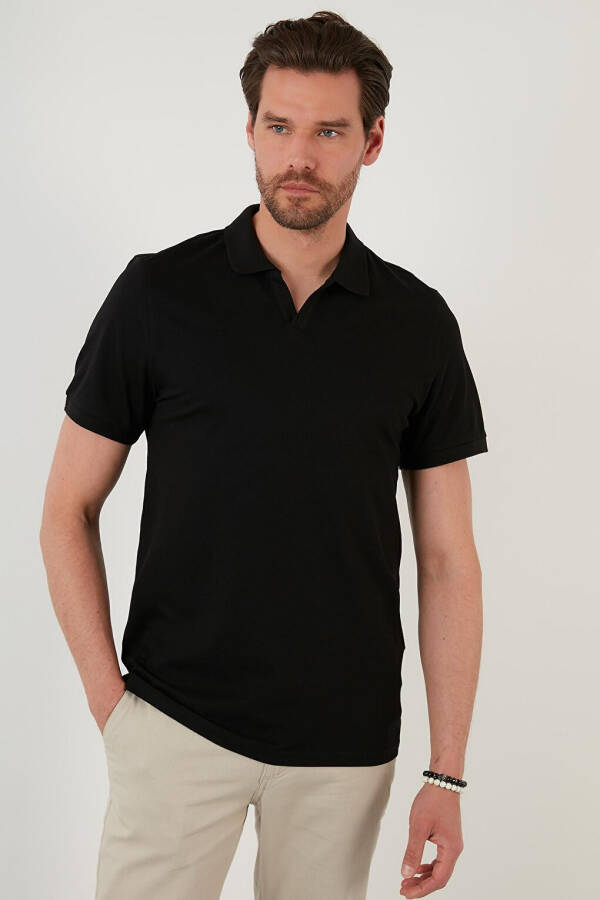 Slim Fit Paxta Polo Futbolka 5902141 - 8
