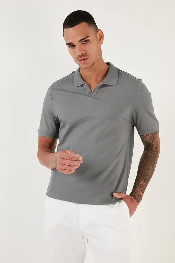 Slim Fit Paxta Polo Futbolkasi 5902141 - 15