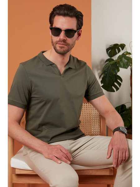 Slim Fit Paxta Polo Ko'ylak 5902141 - LC WAIKIKI