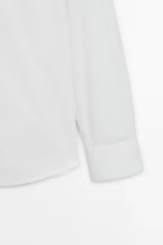Slim fit paxta poplin ko'ylak - 7