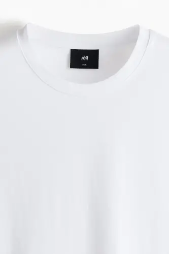 Slim fit, Pima cotton T-shirt. - 6
