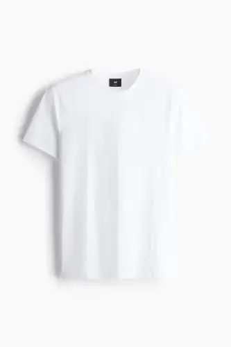 Slim fit, Pima paxtadan ti-shirt. - 4