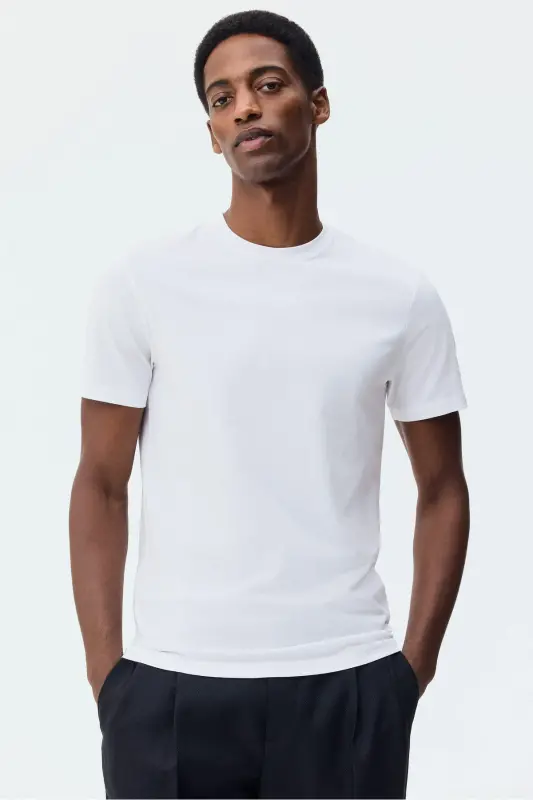 Slim fit, Pima paxtadan ti-shirt. - 1