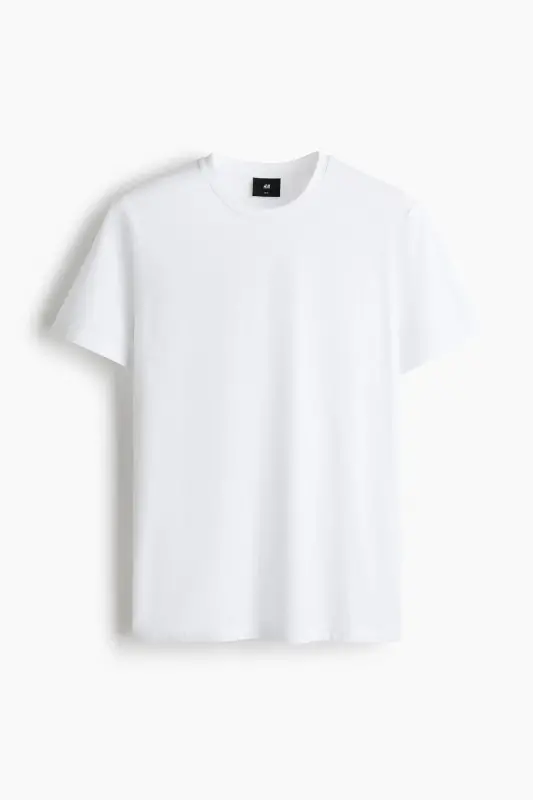 Slim fit, Pima paxtadan ti-shirt. - 4