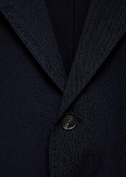 Slim fit, pocket blazer jacket - Navy. - 10