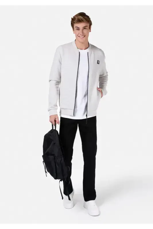 Slim Fit Printed Pocket Stone Men's Jacket Cl1066812 - 3