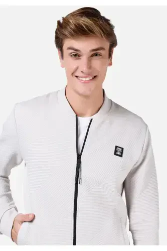 Slim Fit Printed Pocket Stone Men's Jacket Cl1066812 - 4