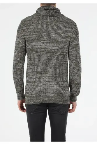 Slim Fit Sal Yaka Erkek Yeşil Kazak - q1.v1_KML - COLIN'S (1)