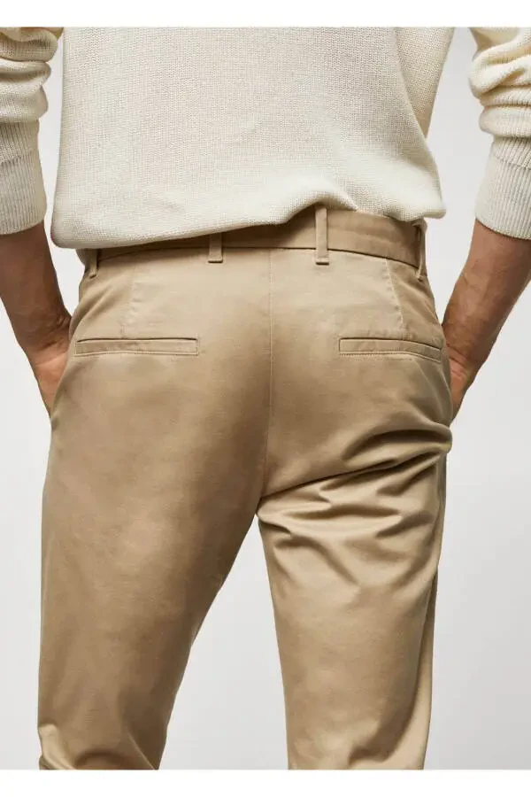 Slim fit serge chino pants - 6