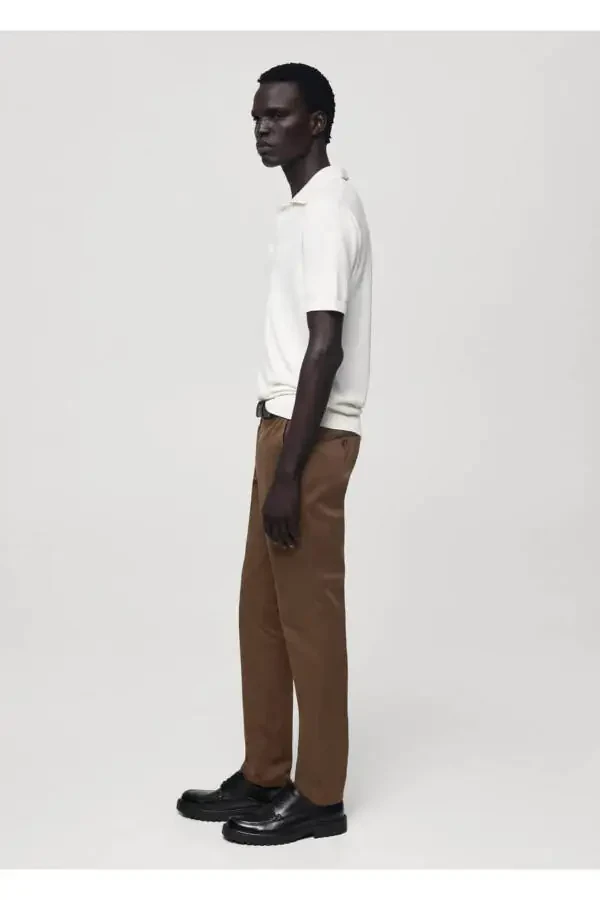 Slim fit serge chino pants - 1