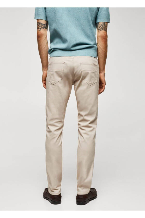 Slim fit Serge cotton pants - 4