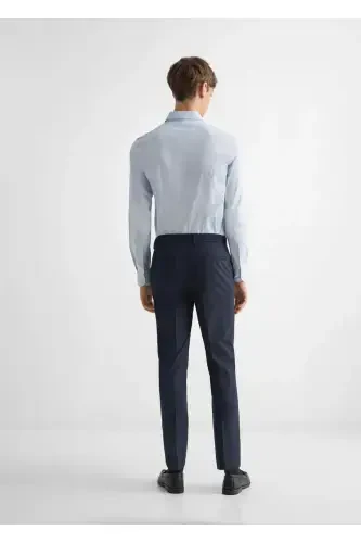 Slim fit shim kostyumi - To'q ko'k - 4