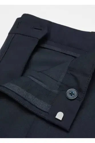 Slim fit shim kostyumi - To'q ko'k - 6