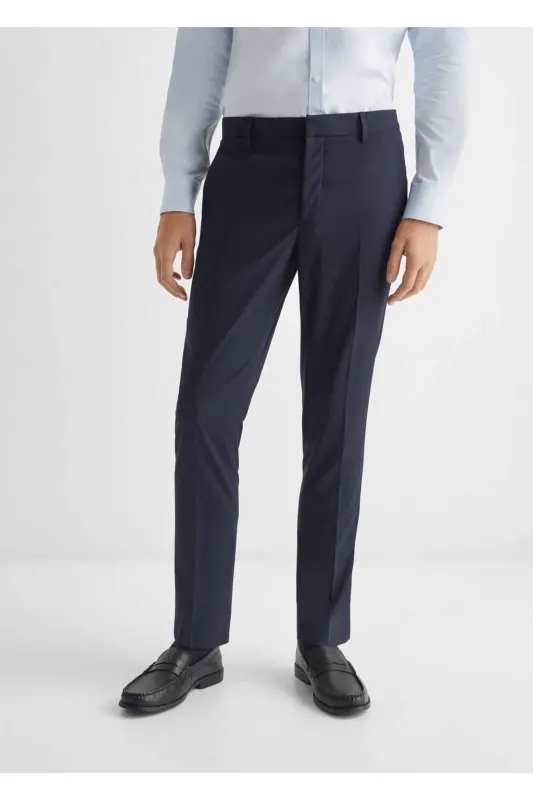 Slim fit shim kostyumi - To'q ko'k - 5