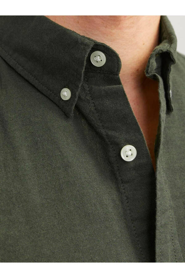 Slim Fit Shirt 12182486 Jjeoxford Shırt L/s S21 Noos - 6
