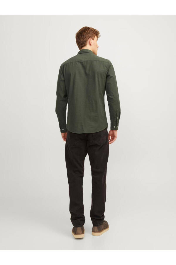 Slim Fit Shirt 12182486 Jjeoxford Shırt L/s S21 Noos - 14