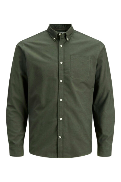 Slim Fit Shirt 12182486 Jjeoxford Shırt L/s S21 Noos - 16