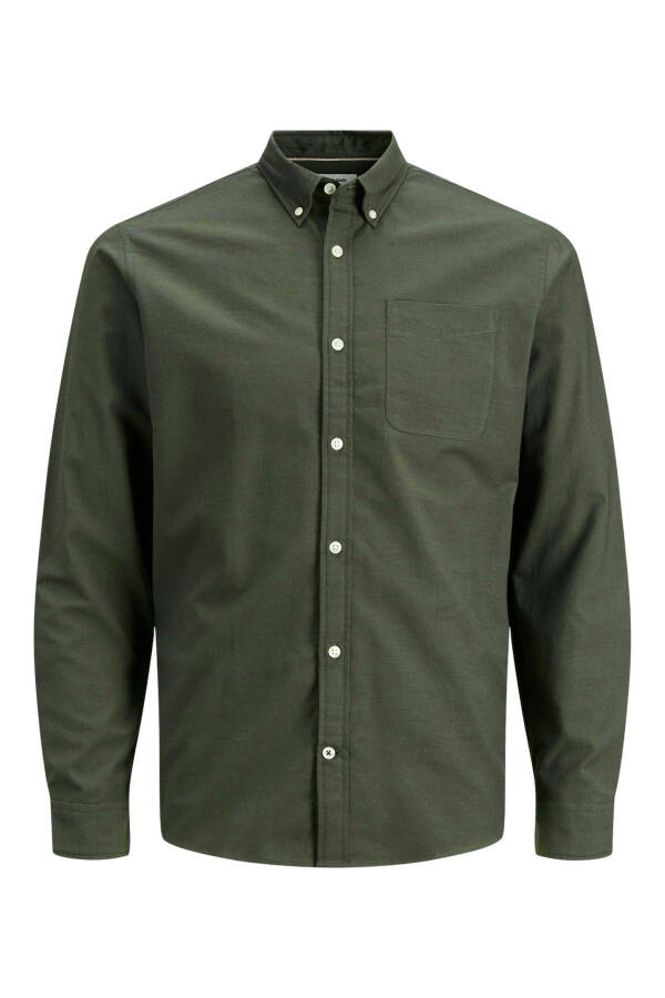 Slim Fit Shirt 12182486 Jjeoxford Shırt L/s S21 Noos - 16
