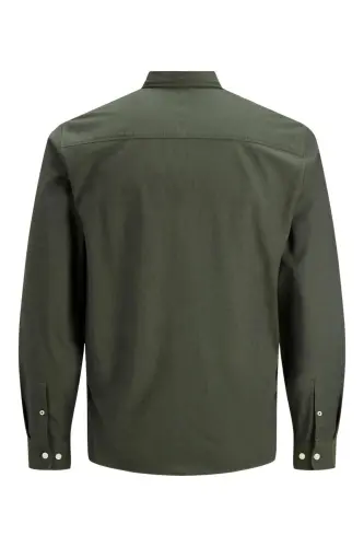 Slim Fit Shirt 12182486 Jjeoxford Shırt L/s S21 Noos - 3