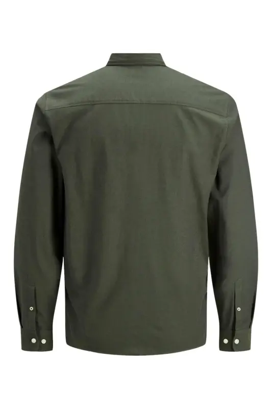Slim Fit Shirt 12182486 Jjeoxford Shırt L/s S21 Noos - 3