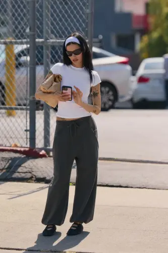 SLIM FIT KISA KOLLU T-SHIRT-Beyaz - 5