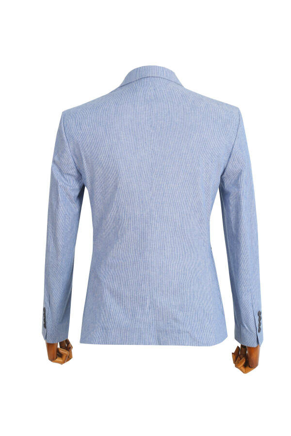 Slim Fit Single Jacket 7151-R1 Blue - 2