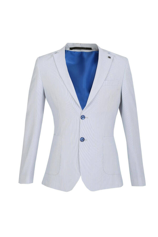 Slim Fit Single Jacket 7161-R7 - 1