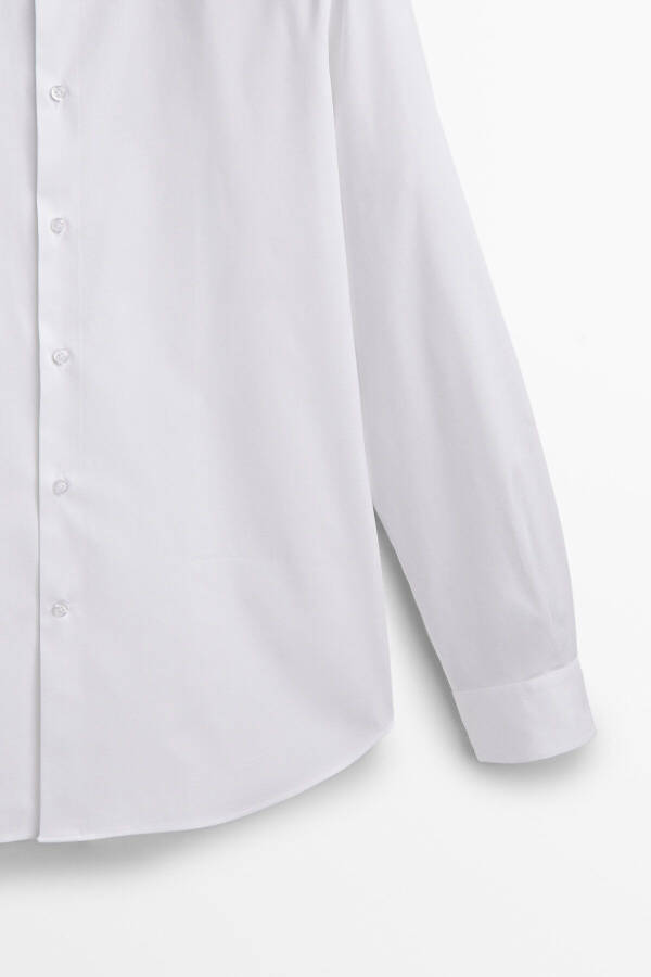 Slim Fit Stretch Cotton Shirt - 8