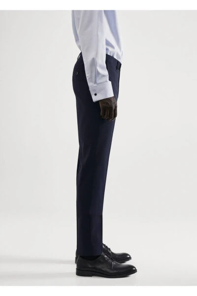 Slim Fit Stretch Fabric Dress Pants - 6