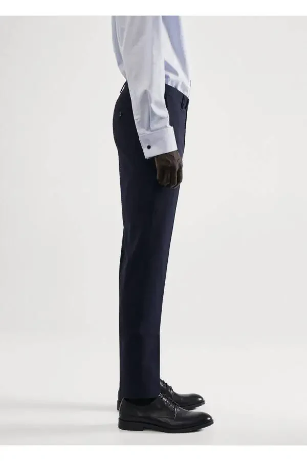 Slim Fit Stretch Fabric Dress Pants - 6