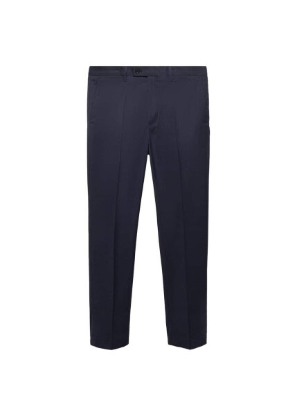 Slim fit stretch fabric trousers - 10