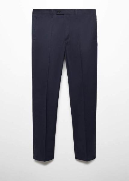 Slim fit stretch fabric trousers - 11