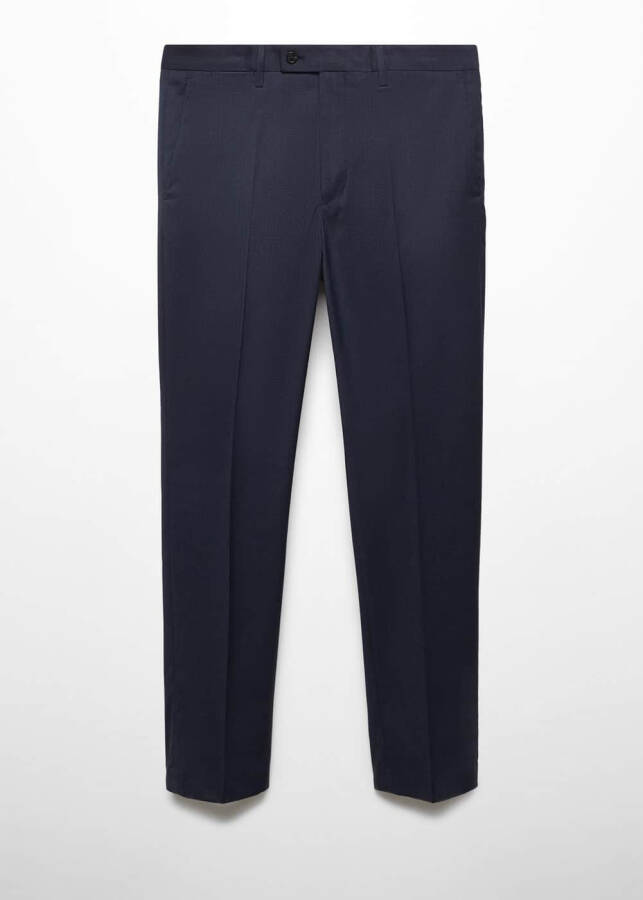 Slim fit stretch fabric trousers - 11