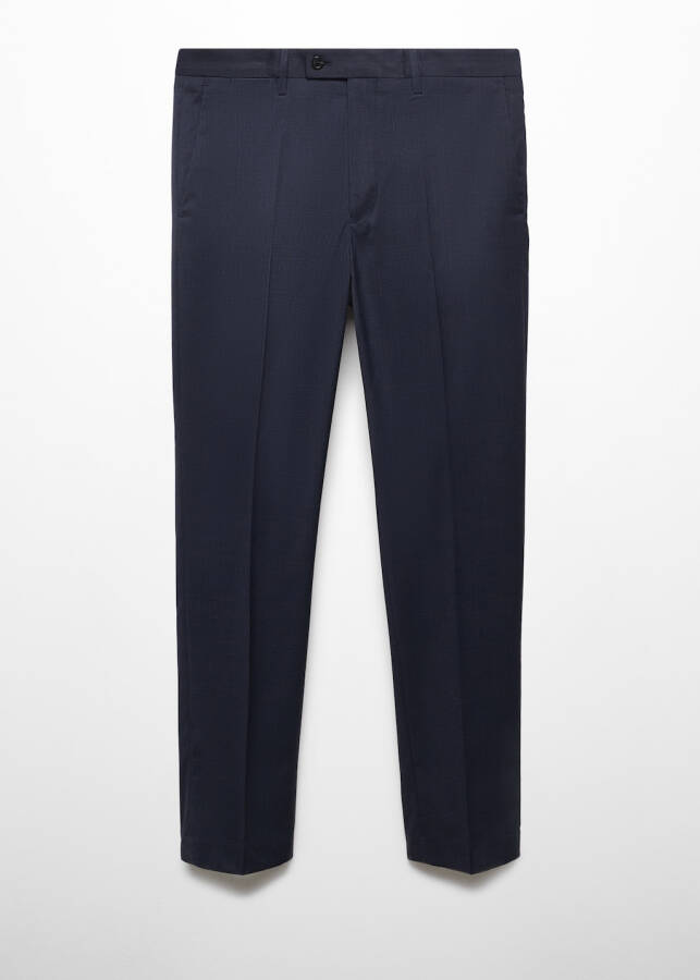 Slim fit stretch fabric trousers - 2