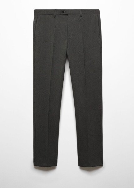 Slim fit stretch fabric trousers - 10