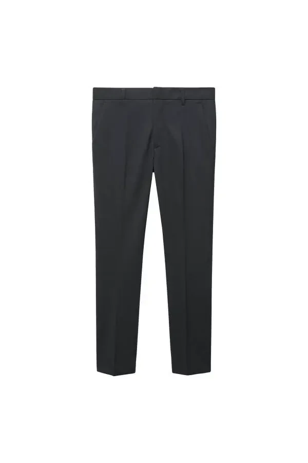 Slim Fit Pantolon Takım-Siyah - 3