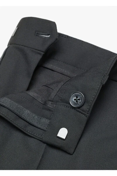 Slim Fit Pantolon Takım-Siyah - 5