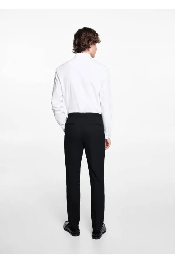 Slim Fit Pantolon Takım-Siyah - 6