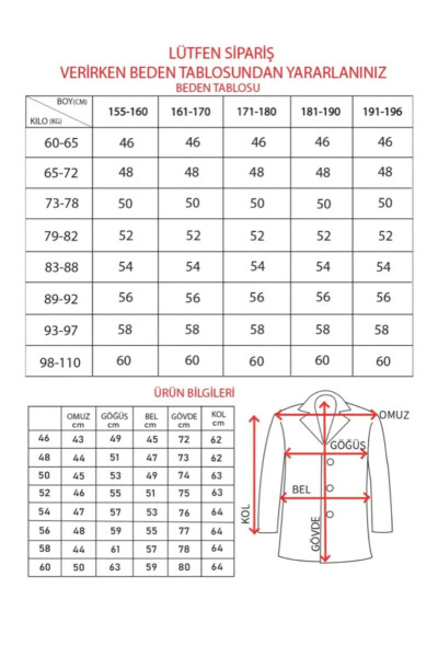 Slim Fit Tek Ceket 7165 R-3 Vizon - 5