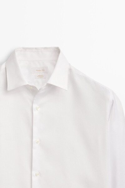 Slim fit, textured shirt, easy to iron. - 7