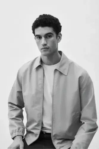 Slim Fit Tişört-Açık bej - 3