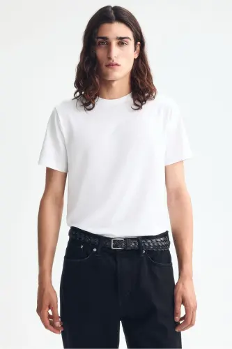 Slim Fit Tişört - Beyaz - H&M (1)