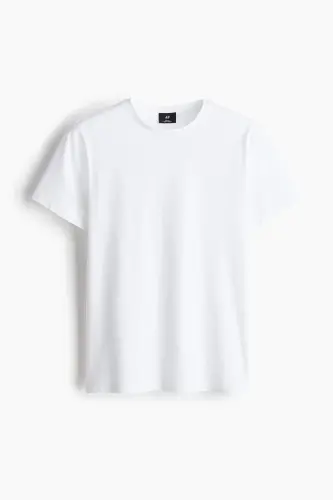 Slim Fit Tişört - Beyaz - 3