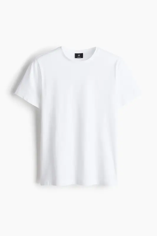 Slim Fit Tişört - Beyaz - 3