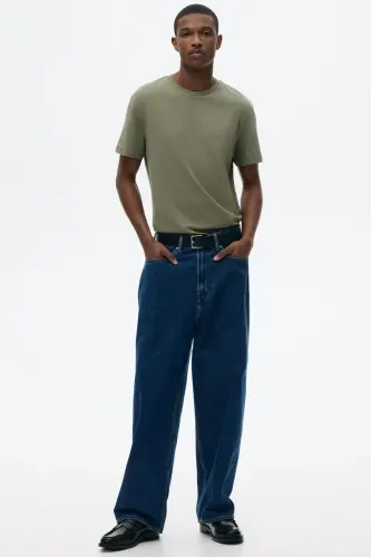 Slim Fit Tişört-Haki - H&M (1)